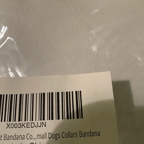 Baby blue bandana dog or cat collar - Picture 6 of 6